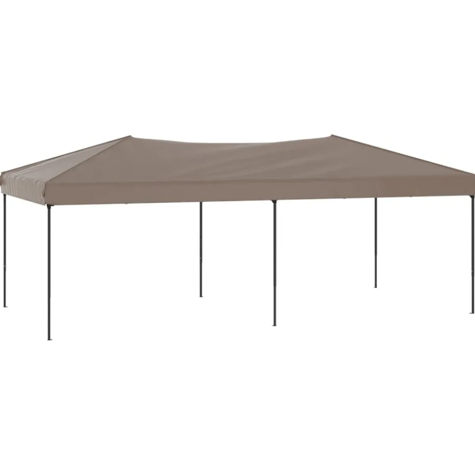 VIDAXL - Tente de réception pliable taupe 3x6 m