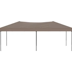 VIDAXL - Tente de réception pliable taupe 3x6 m