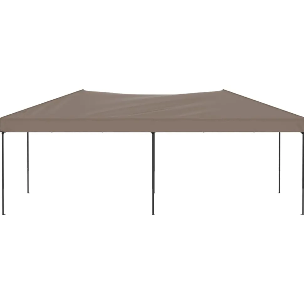 VIDAXL - Tente de réception pliable taupe 3x6 m