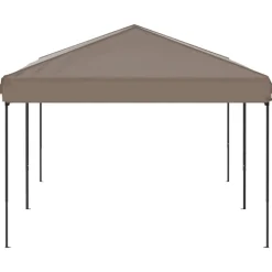 VIDAXL - Tente de réception pliable taupe 3x6 m