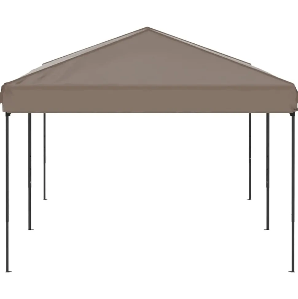 VIDAXL - Tente de réception pliable taupe 3x6 m