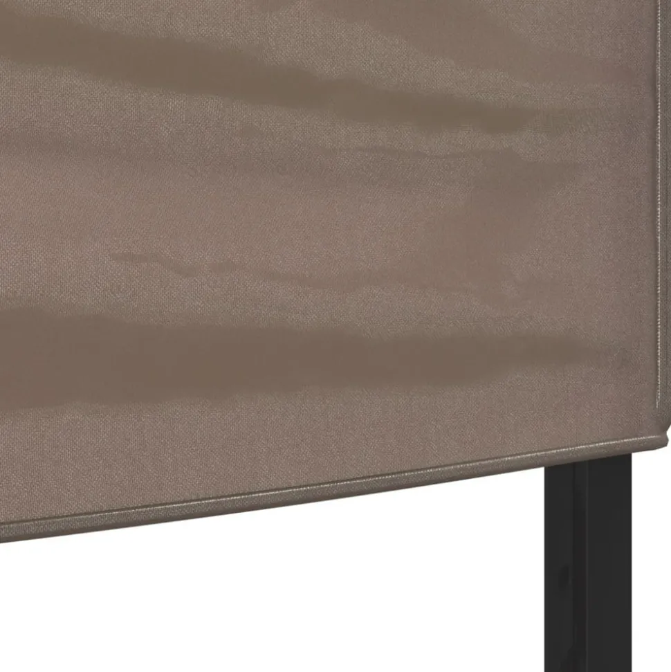VIDAXL - Tente de réception pliable taupe 3x6 m