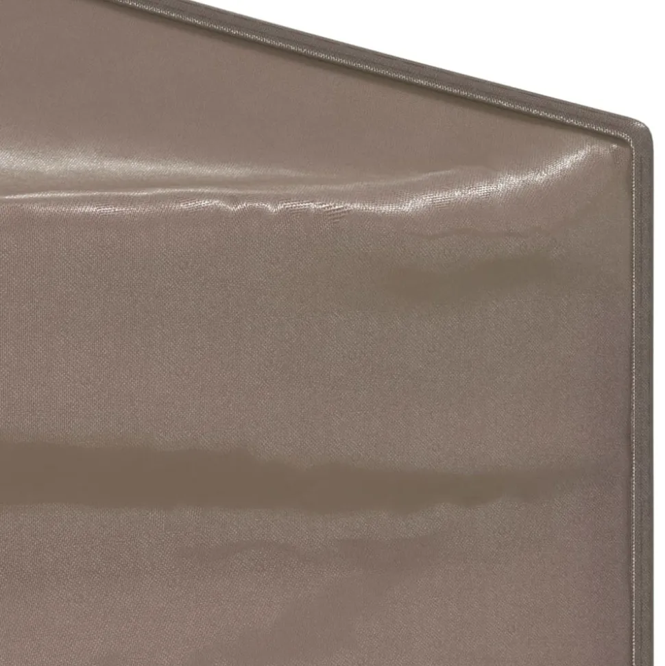 VIDAXL - Tente de réception pliable taupe 3x6 m