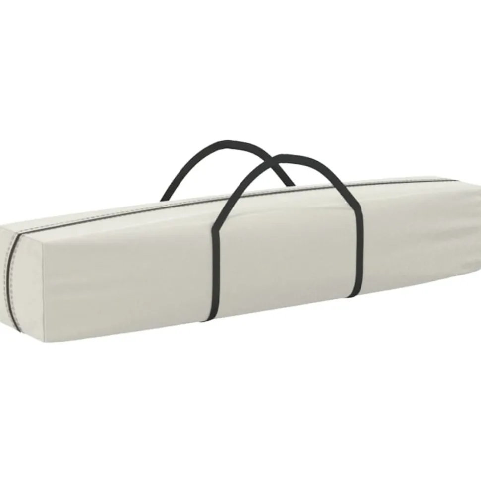 VIDAXL - Tente de réception pliable crème 3x3 m