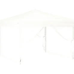 VIDAXL - Tente de réception pliable avec parois blanc 3x3 m