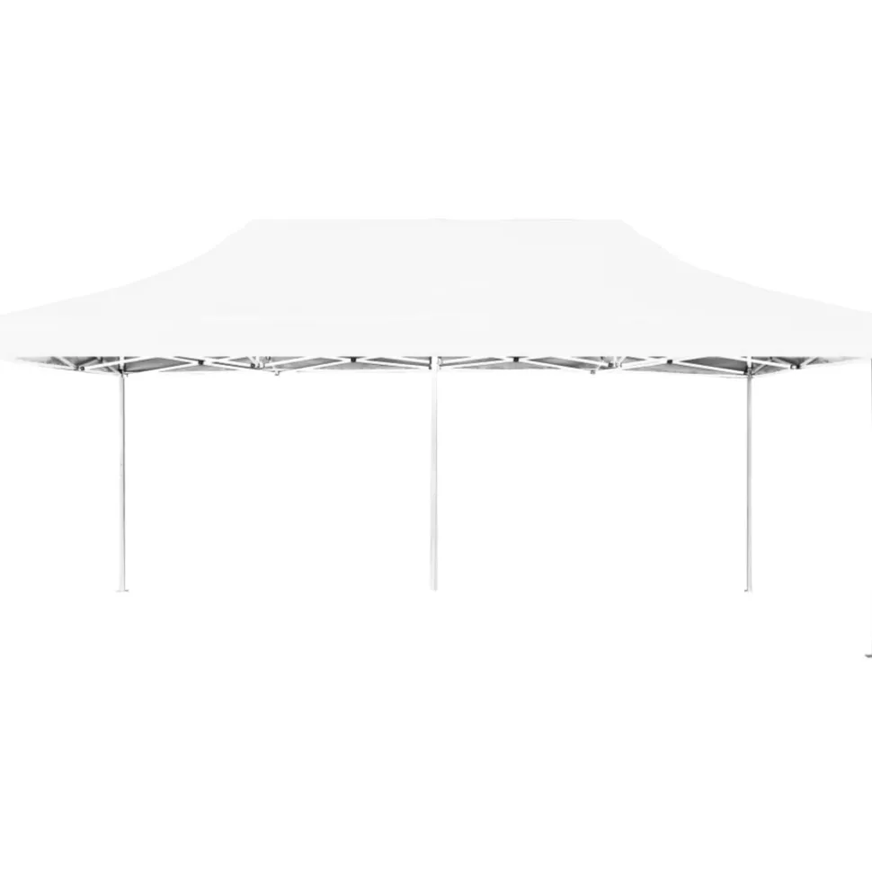 VIDAXL - Tente de réception pliable aluminium 6 x 3 m blanc