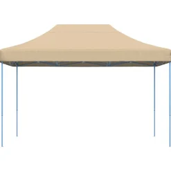VIDAXL - Tente de réception pliable escamotable beige 410x279x315 cm
