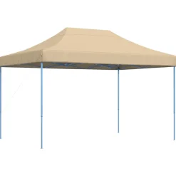 VIDAXL - Tente de réception pliable escamotable beige 410x279x315 cm