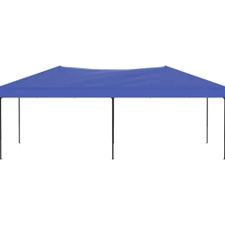 VIDAXL - Tente de réception pliable bleu 3x6 m