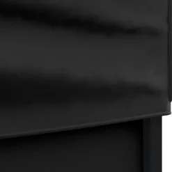 VIDAXL - Tente de réception pliable avec parois noir 3x3 m