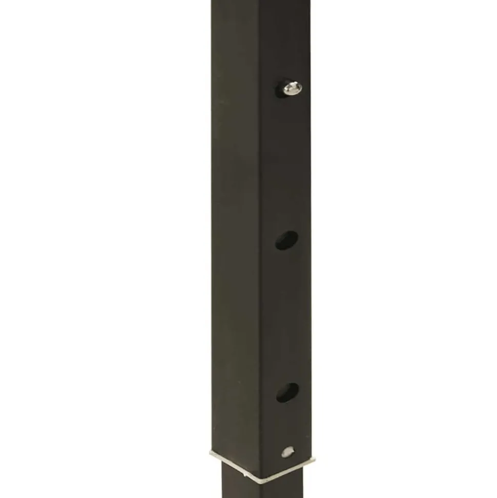 VIDAXL - Tente de réception pliable avec parois noir 3x3 m