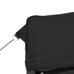 VIDAXL - Tente de réception pliable escamotable noir 410x279x315 cm