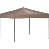 VIDAXL - Tente de réception pliable taupe 3x3 m