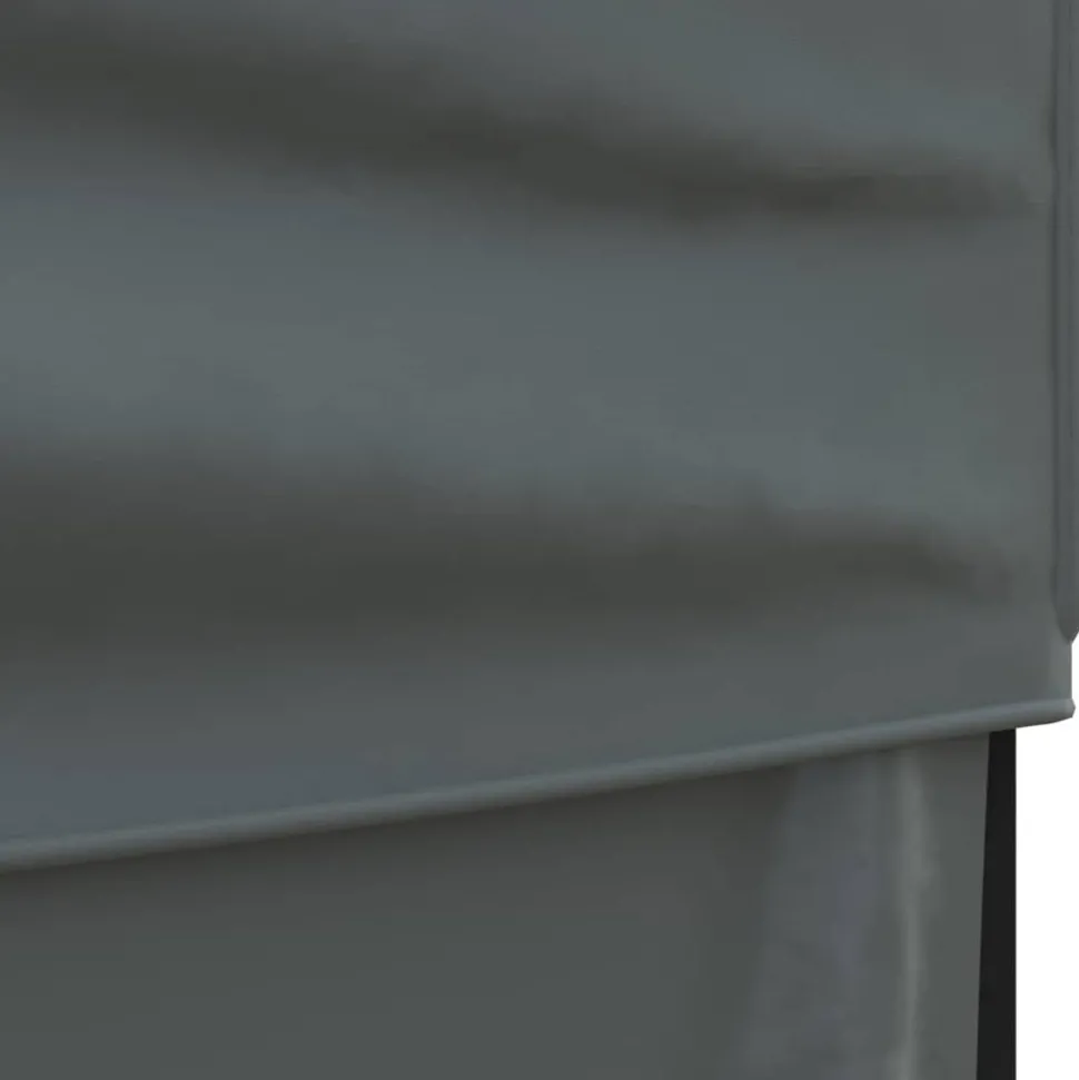 VIDAXL - Tente de réception pliable avec parois anthracite 3x3 m
