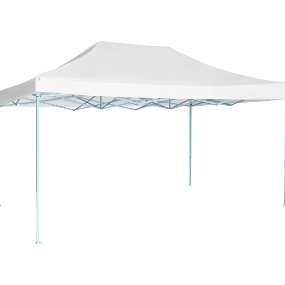 VIDAXL - Tente de réception pliable professionnelle 280x410x315 cm acier blanc