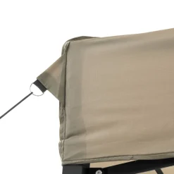 VIDAXL - Tente de réception pliable escamotable taupe 440x292x315 cm