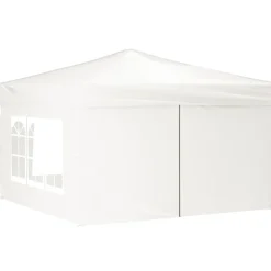 VIDAXL - Tente de réception pliable avec parois blanc 3x3 m