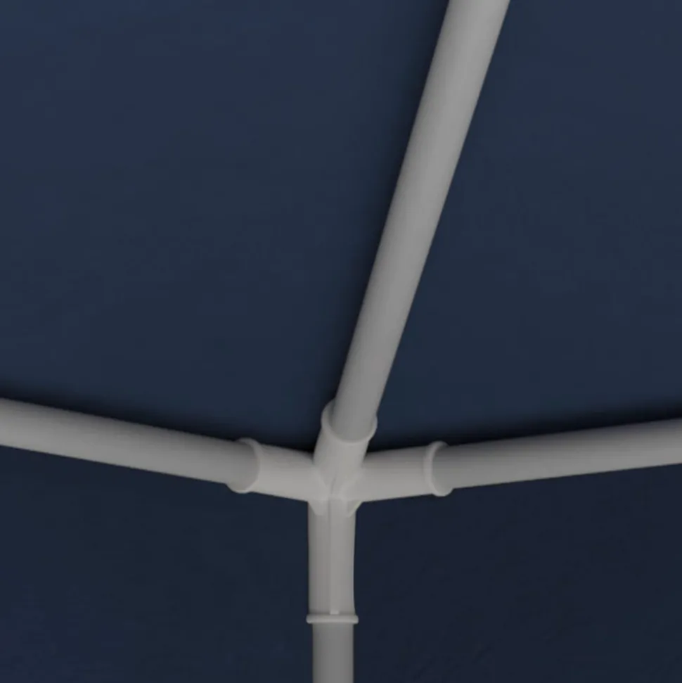 VIDAXL - Tente de réception avec parois latérales 2x2 m bleu 90 g/m²