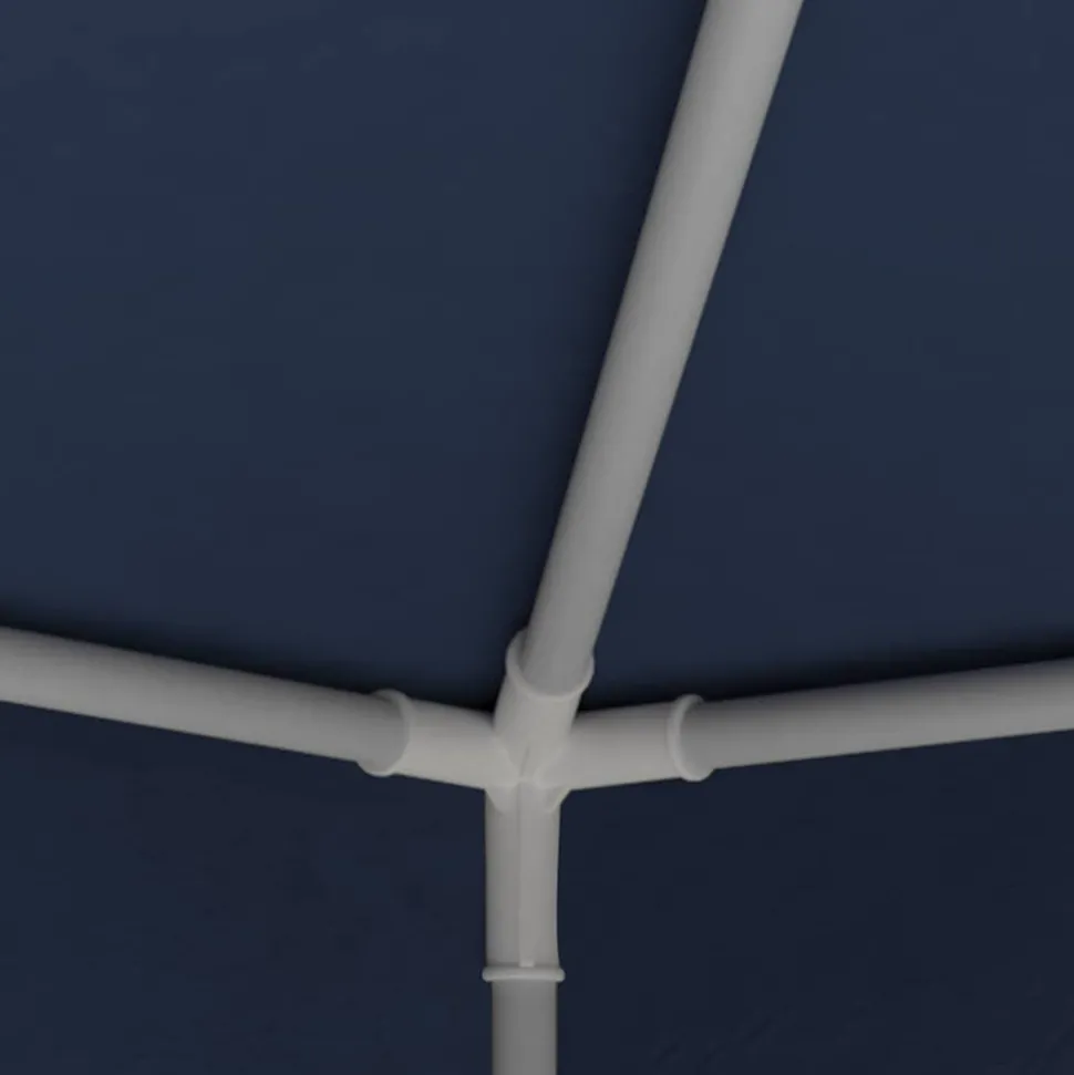 VIDAXL - Tente de réception avec parois latérales 2x2 m bleu 90 g/m²