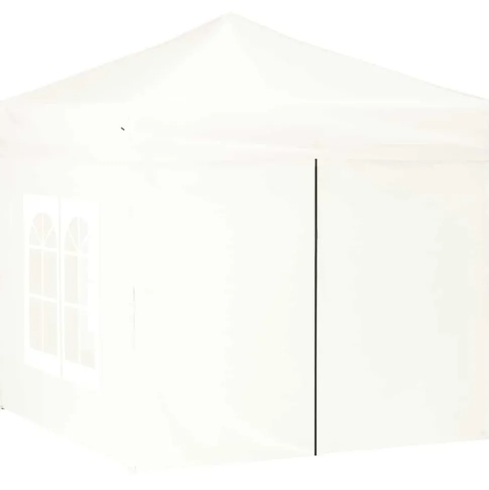 VIDAXL - Tente de réception pliable avec parois blanc 2x2 m