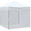 VIDAXL - Tente de réception pliable avec parois blanc 2x2 m