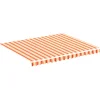VIDAXL - Tissu de remplacement pour auvent jaune et orange 3x2,5 m