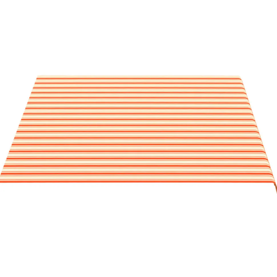 VIDAXL - Tissu de remplacement pour auvent jaune et orange 4x3 m