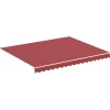 VIDAXL - Tissu de remplacement pour auvent bordeaux rouge 3x2,5 m