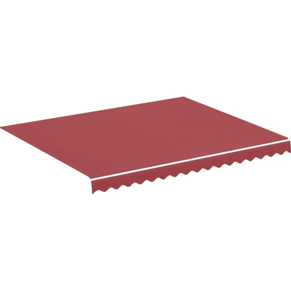 VIDAXL - Tissu de remplacement pour auvent bordeaux rouge 3x2,5 m