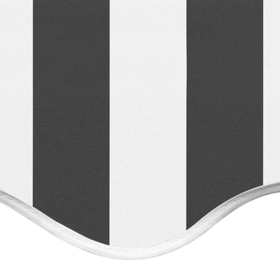 VIDAXL - Tissu de remplacement pour auvent anthracite et blanc 3x2,5 m
