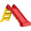 VIDAXL - Toboggan pliable d'enfants intérieur/extérieur rouge et jaune
