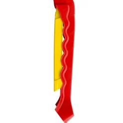 VIDAXL - Toboggan pliable d'enfants intérieur/extérieur rouge et jaune