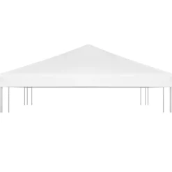 VIDAXL - Toile de toit de belvédère 270 g/m² 3x3 m blanc