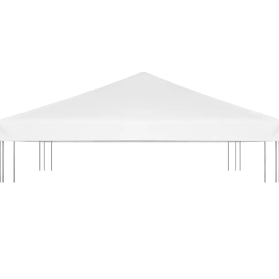 VIDAXL - Toile de toit de belvédère 270 g/m² 3x3 m blanc
