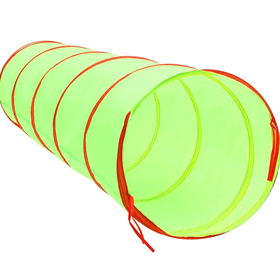 VIDAXL - Tunnel de jeu pour enfants vert 175 cm polyester