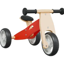 VIDAXL - Vélo d'équilibre pour enfants 2-in-1 rouge