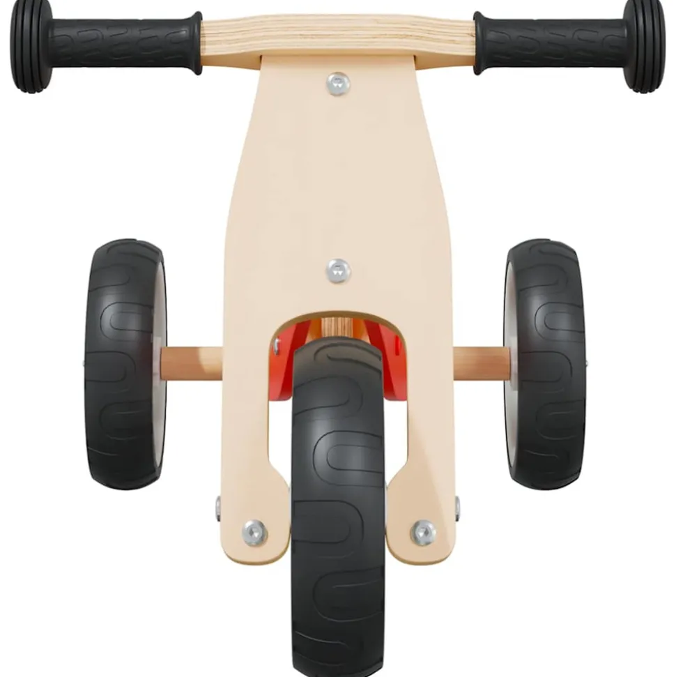 VIDAXL - Vélo d'équilibre pour enfants 2-in-1 rouge