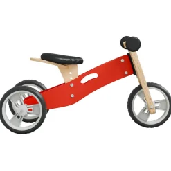 VIDAXL - Vélo d'équilibre pour enfants 2-in-1 rouge
