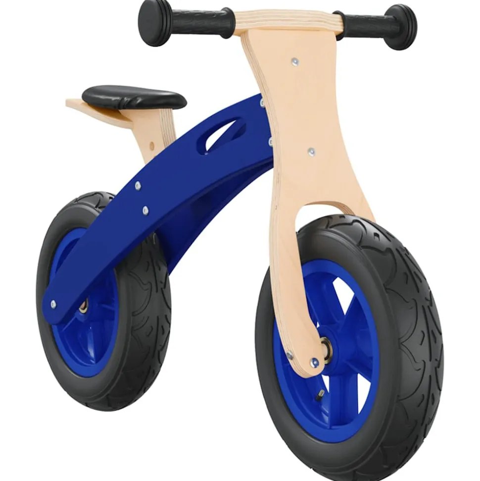 VIDAXL - Vélo d'équilibre pour enfants avec pneus pneumatiques bleu