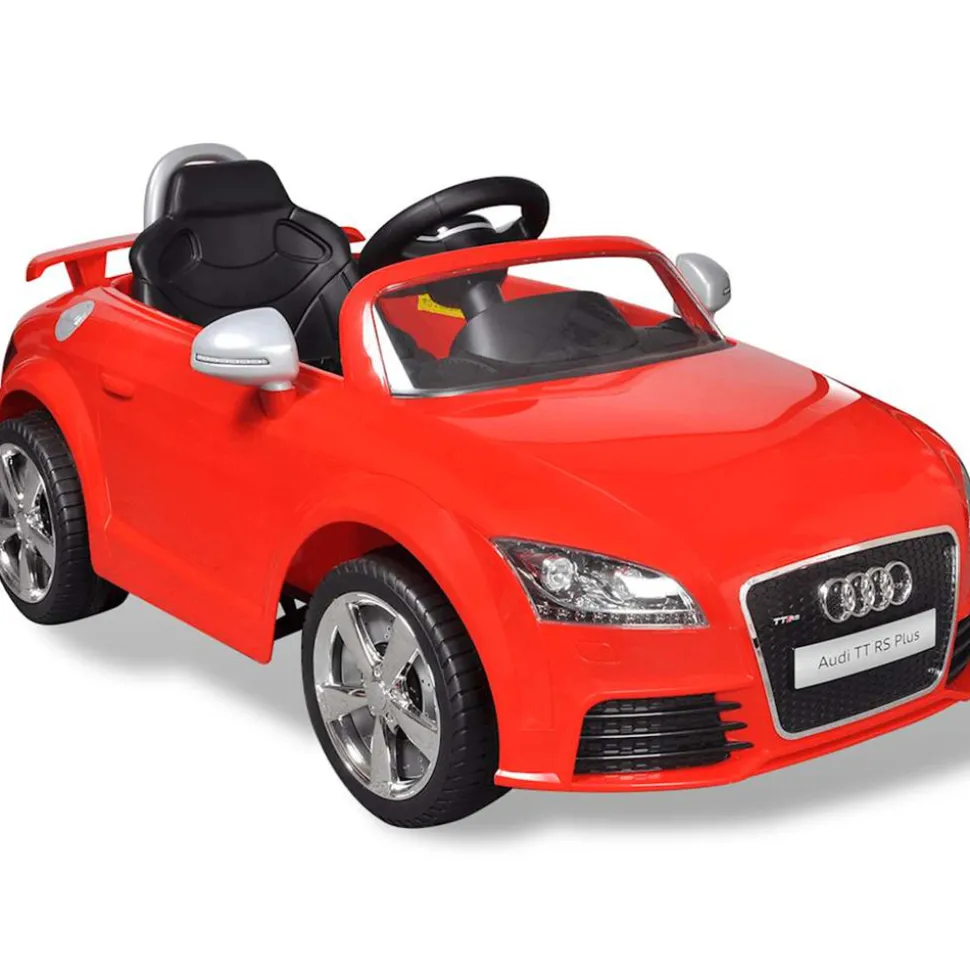 VIDAXL - Voiture avec télécommande pour enfants audi tt rs rouge