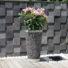 WANDA COLLECTION - Jardinière en pierre ardoise conique 80 cm