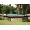 WATER CLIP - Piscine bois octogonale 8,90 x 4,20 x h. 1,29 m calayan