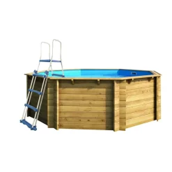 WATER CLIP - Piscine rainurée languette hexagonal - diam. 3,95 x h. 1,17