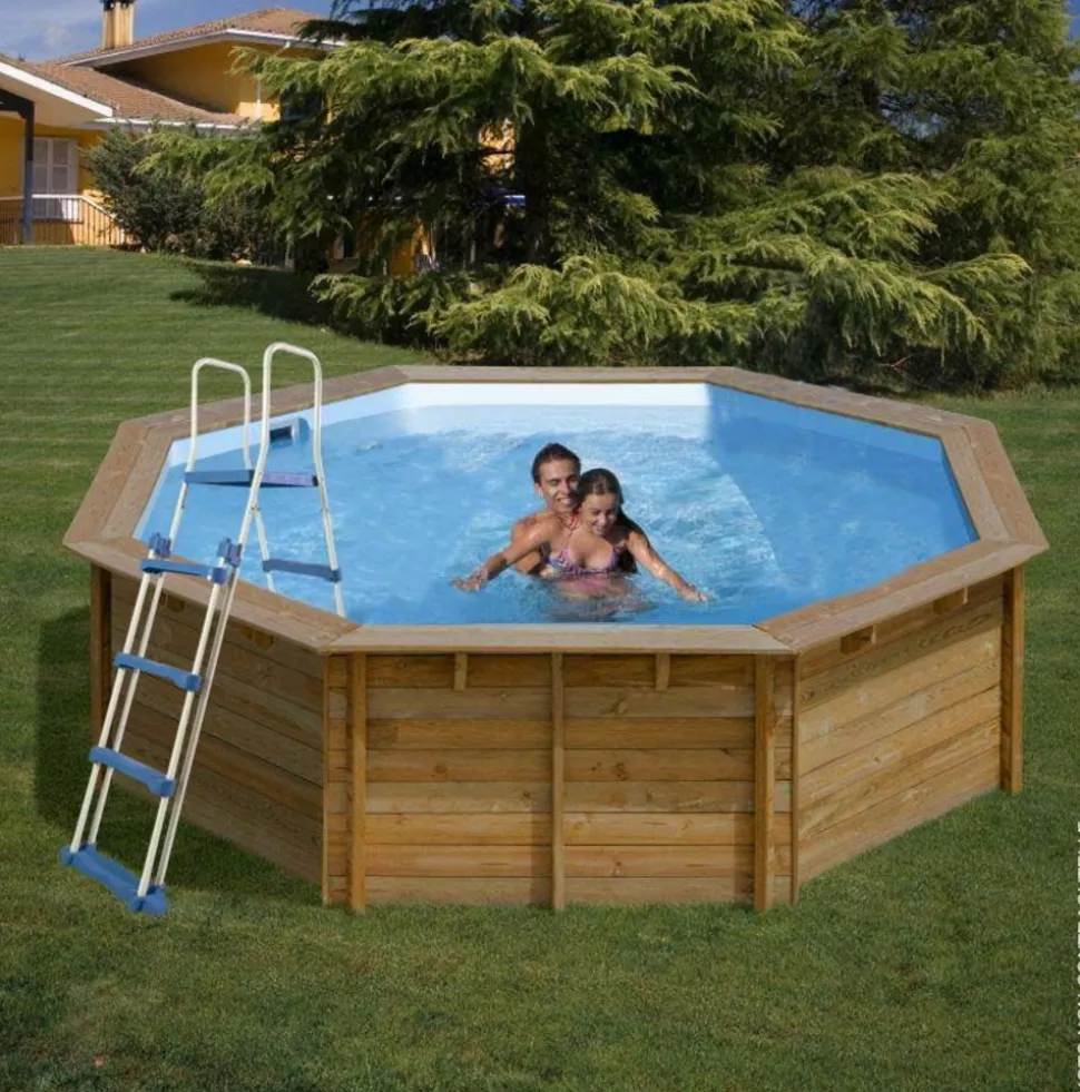 WATER CLIP - Piscine rainurée languette hexagonal - diam. 3,95 x h. 1,17