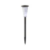 WATT & HOME - Balise solaire 20 lumens Lucky en verre marron - H.50xD.10 cm