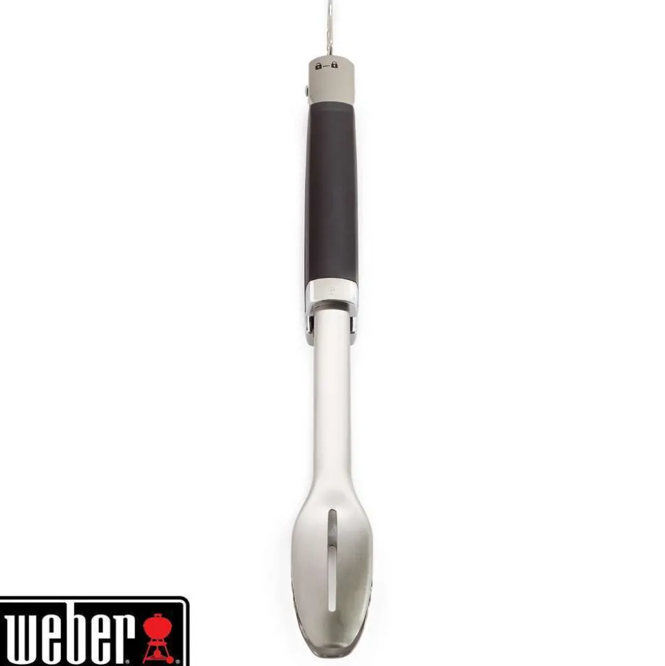 WEBER - Pince barbecue Better verrouillable noire en inox - 4,6x6,35x55,56 cm