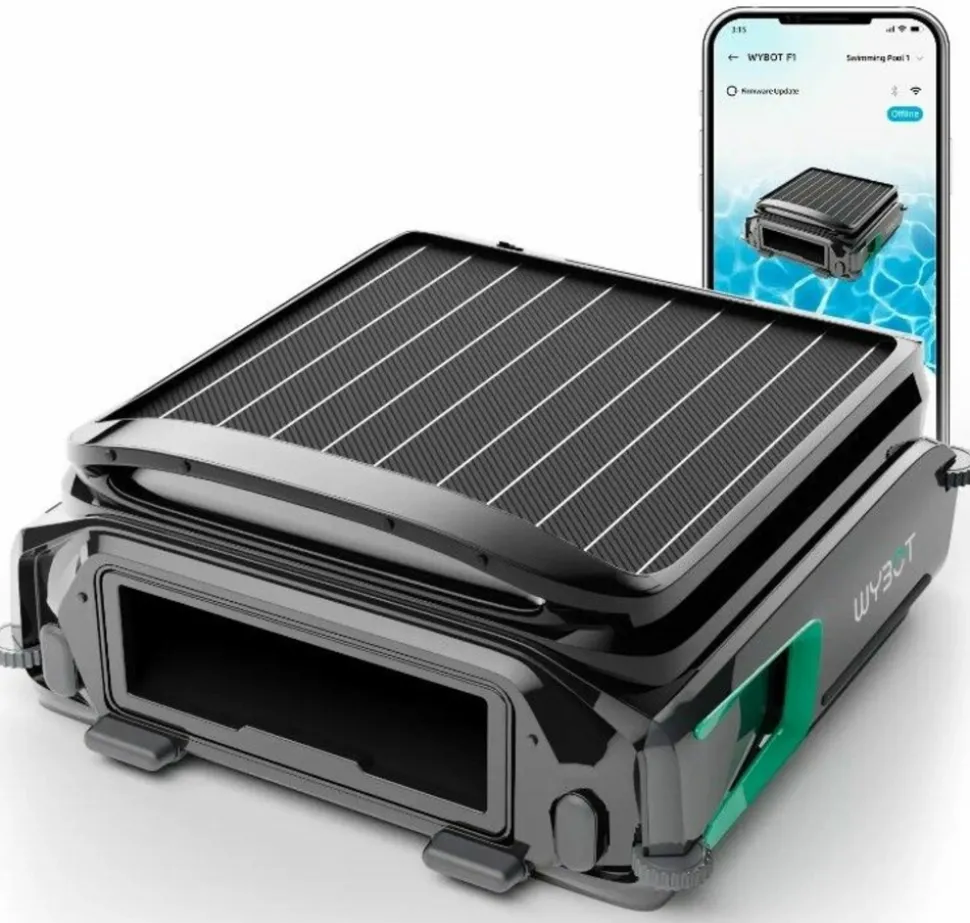 WYBOT - Skimmer flottant solaire wybot f1 聳 robot nettoyeur de surface piscine autonome et connecté